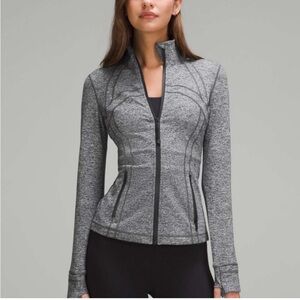 Lululemon Athletica define Heathered Gray Jacket